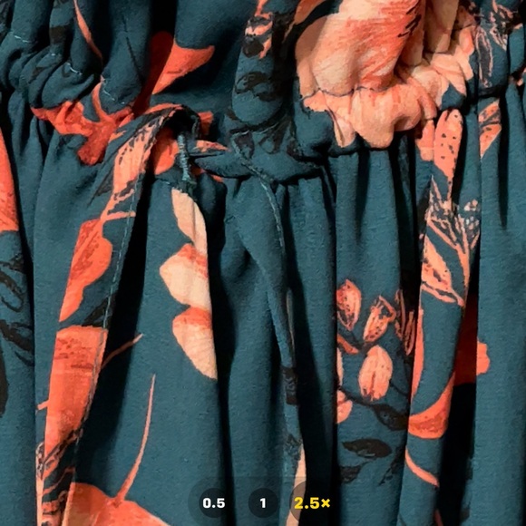 🌼TORRID Teal Floral Print Beautiful Kimono🌼 - Picture 10 of 16